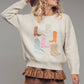 Western Embroidered Cowboy Boot Sweater
