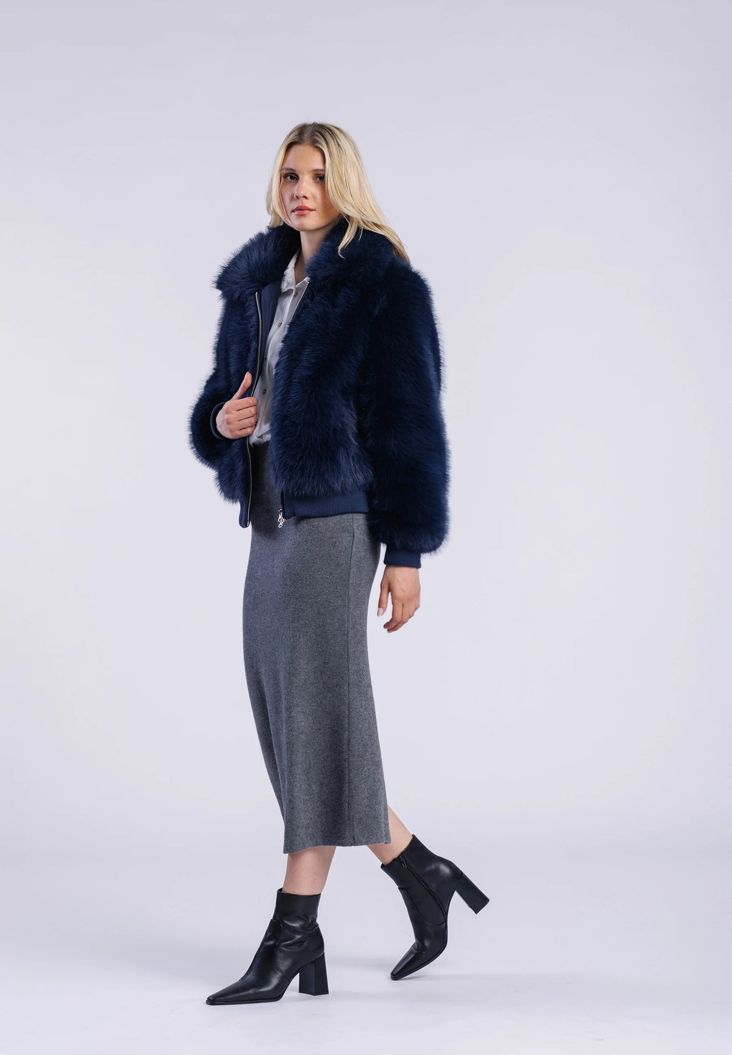 ELLINOR - Winter jacket - twilight