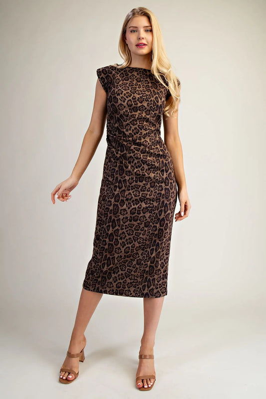Leopard Midi Dress