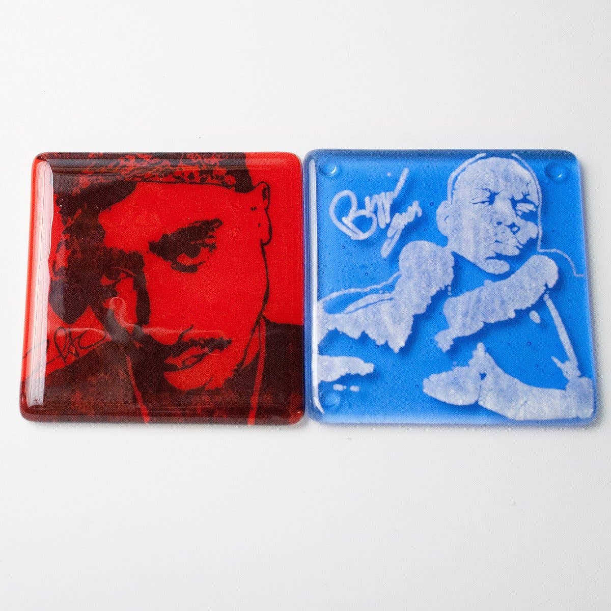 Biggie and Tupac Coaster 2-pack Rap Icons