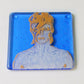 David Bowie Fused Glass Bar Coaster