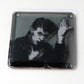 David Heroes  Fused Glass Bar Coaster