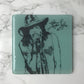 Steven T. Handmade Glass Bar Coaster