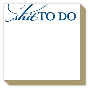 Shit To Do Luxe Notepad