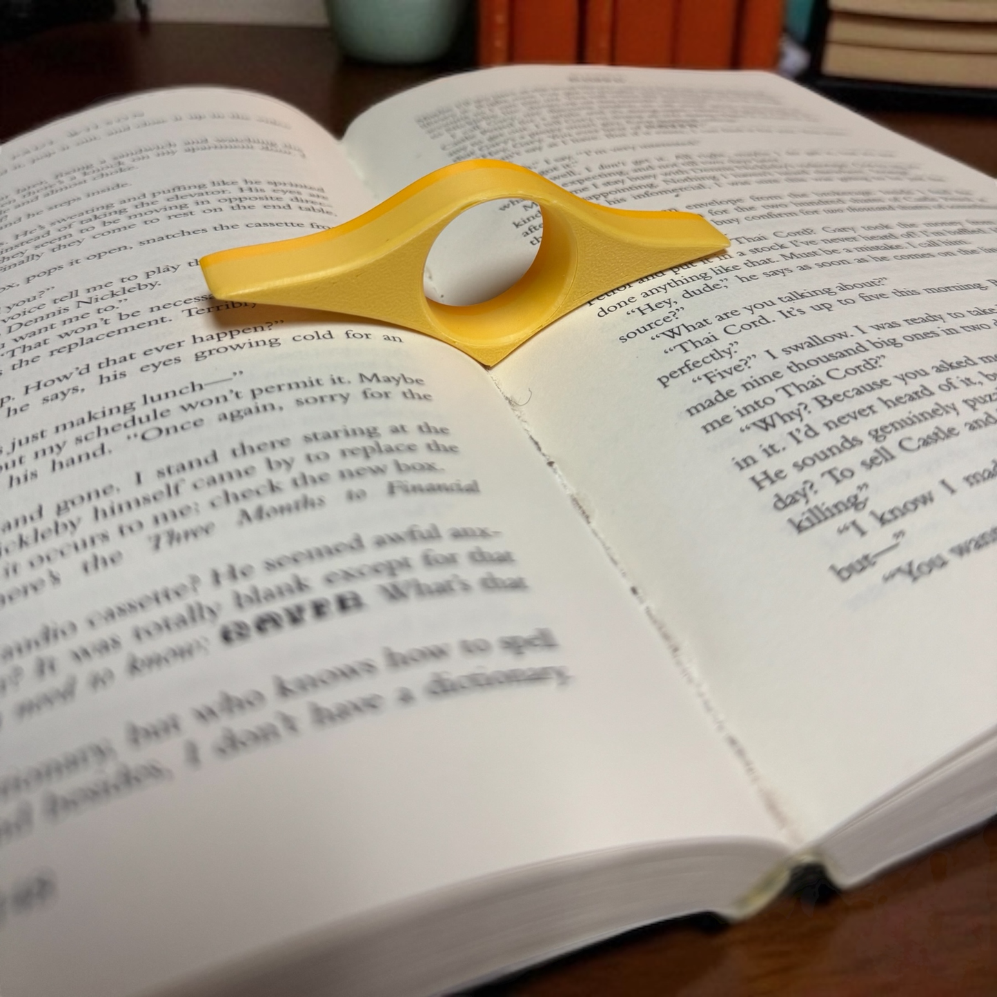 Thumb Page Holder for Reading