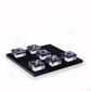 Acrylic Tic Tac Toe Set: Black