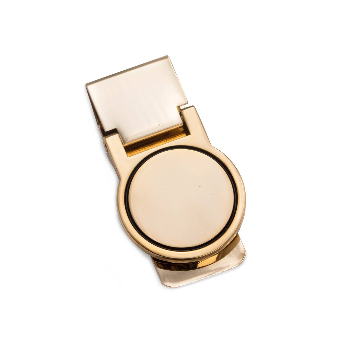 Gold Plated Hinged Money Clip