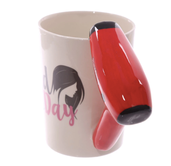 Hair Dryer Ceramic Mug: Style A