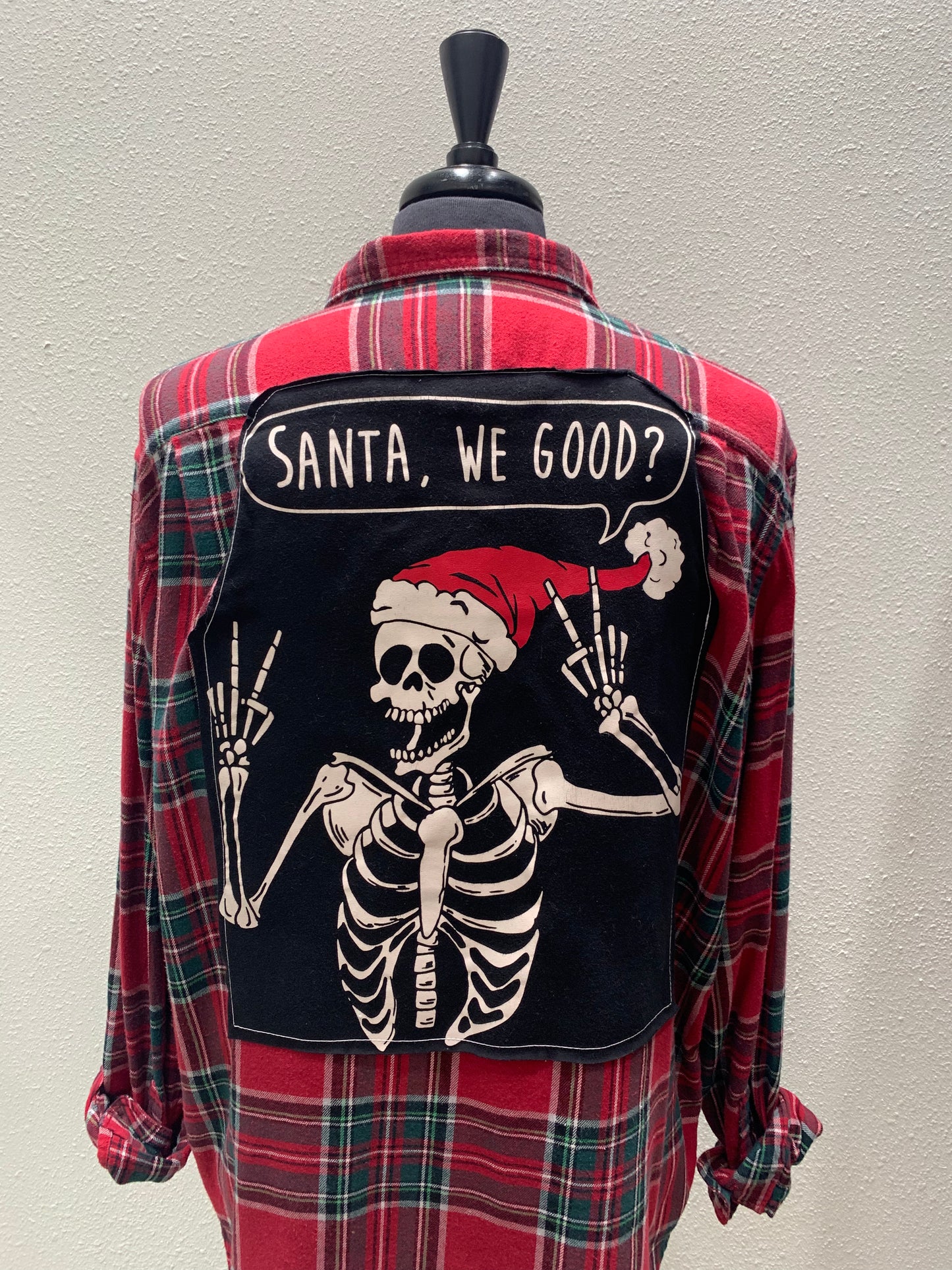 Vintage Repurposed Christmas Flannel