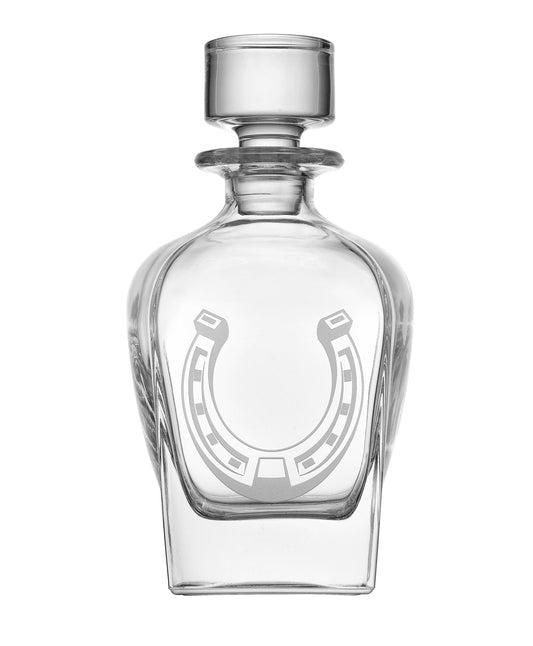 Western Horseshoe Decanter