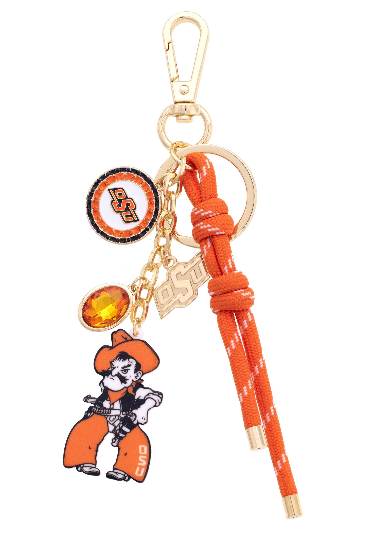 Oklahoma State Cowboys Cluster Bag Charm