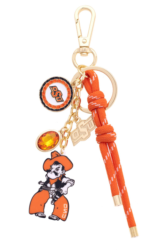 Oklahoma State Cowboys Cluster Bag Charm