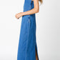 Olivaceous  Madelyn Denim Midi Dress