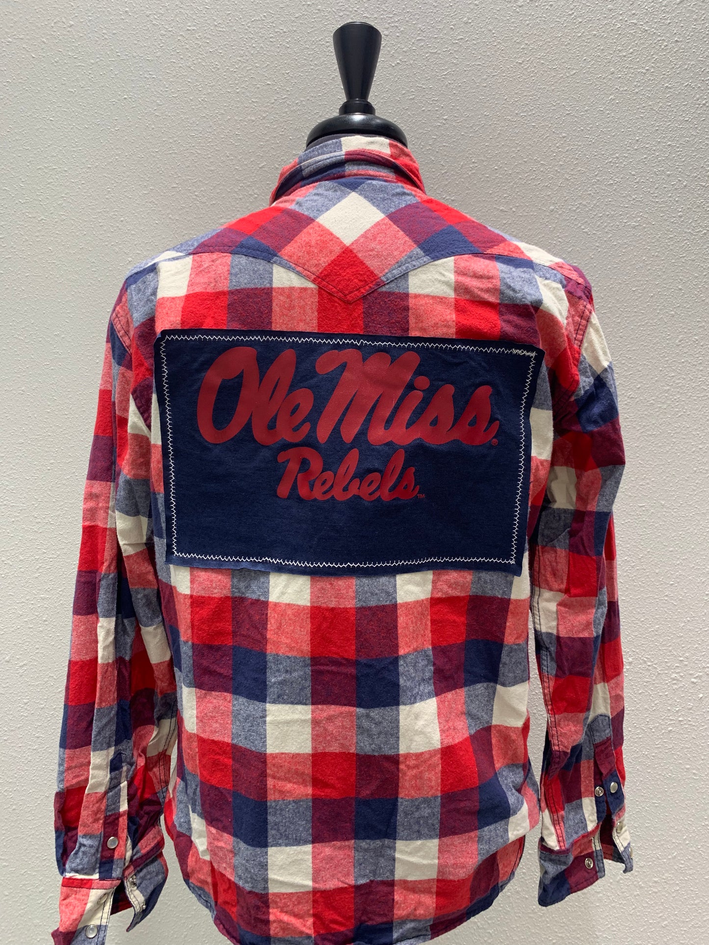 Vintage Repurposed Ole Miss Flannel – Nikko Blu Boutique