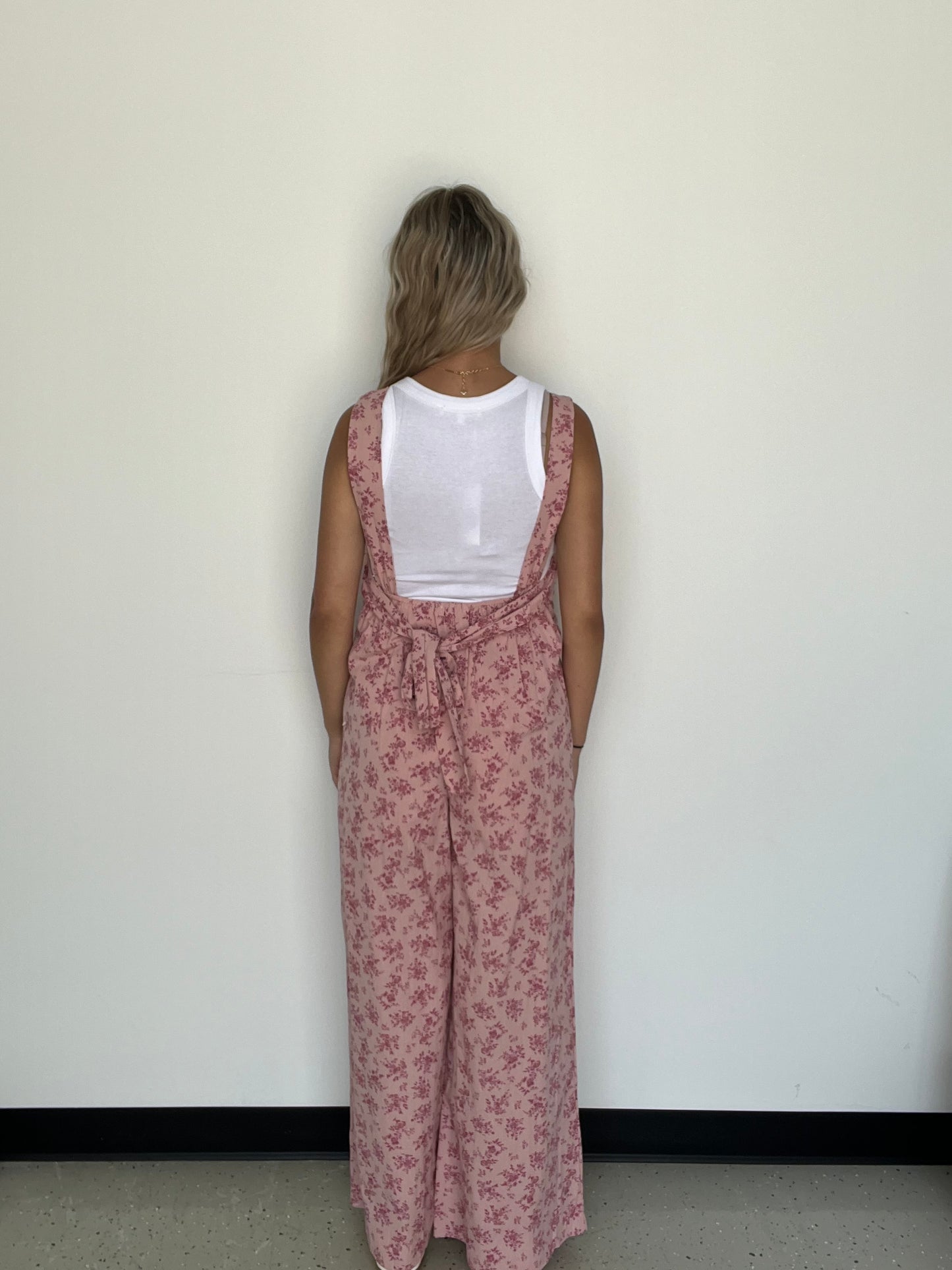 Floral Bell Bottom Jumpsuit