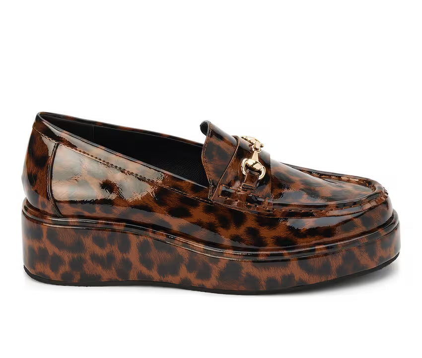 Matisse Kimbra Brown Leopard Loafers