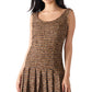 Steve Madden Avie Brown Plaid Mix