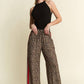 Leopard Print Trouser Pants