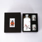 Cherry Blossom Porcelain Sake Gift Set with Bottle and 2 Cups