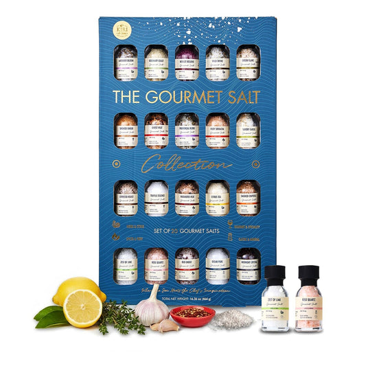 Gourmet Salt Sampler Collection 20 Pack - Premium Seasoning