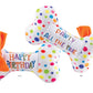 Happy Birthday Bones Squeaker Dog Toy: Large