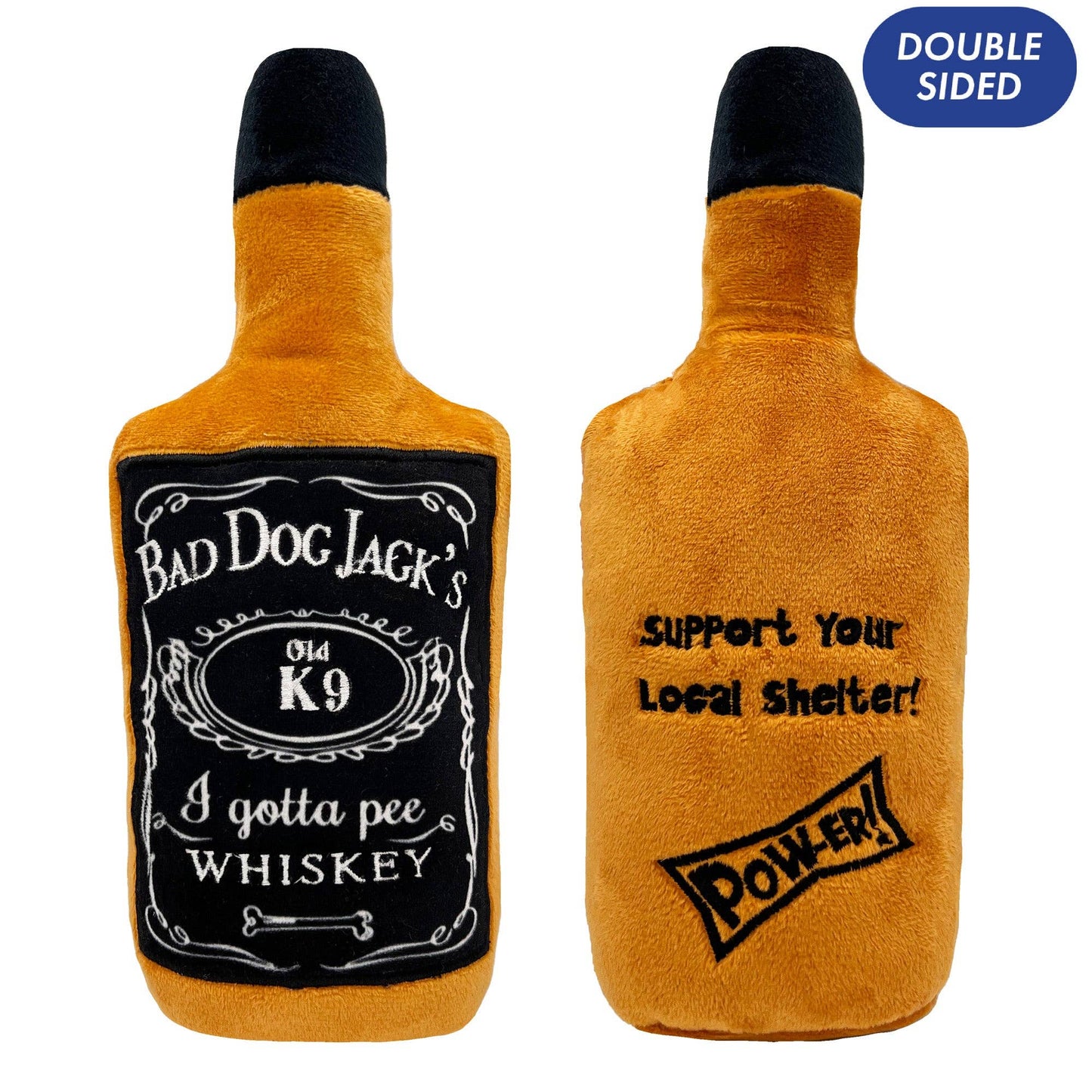 Bad Dog Jack's Whiskey Dog Toy: Large