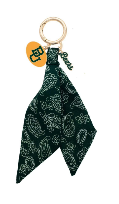 Baylor Bears Logo Bandana Bag Charm