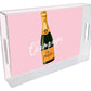 Champagne Please Brut Lucite Tray