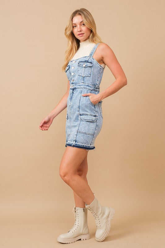 Utility Denim Mini