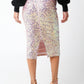 Iridescent Midi Skirt