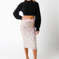 Iridescent Midi Skirt