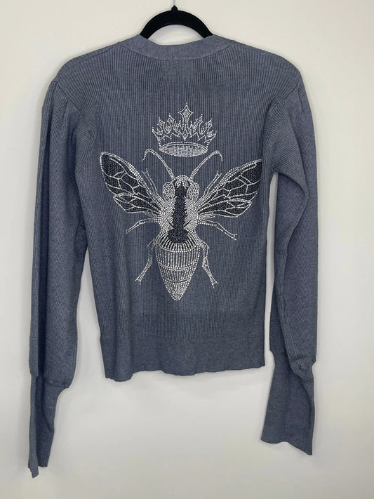 Puff Grey Silver Queen Bee