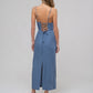 Braid Back Midi Dress