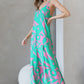 Bold Tropics Side Slit Maxi Dress