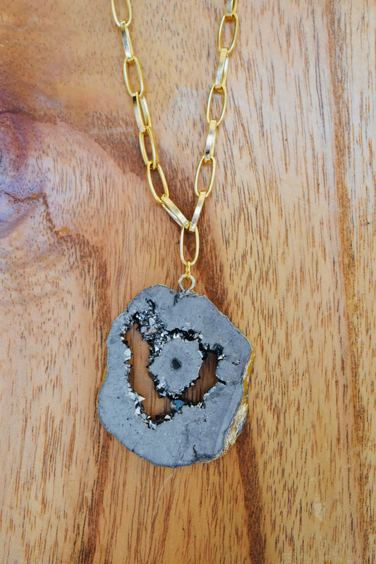 OOAK Druzy Necklace