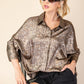 Metalic Snake Blouse