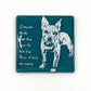 Best Dog Handmade Fused Glass Coaster