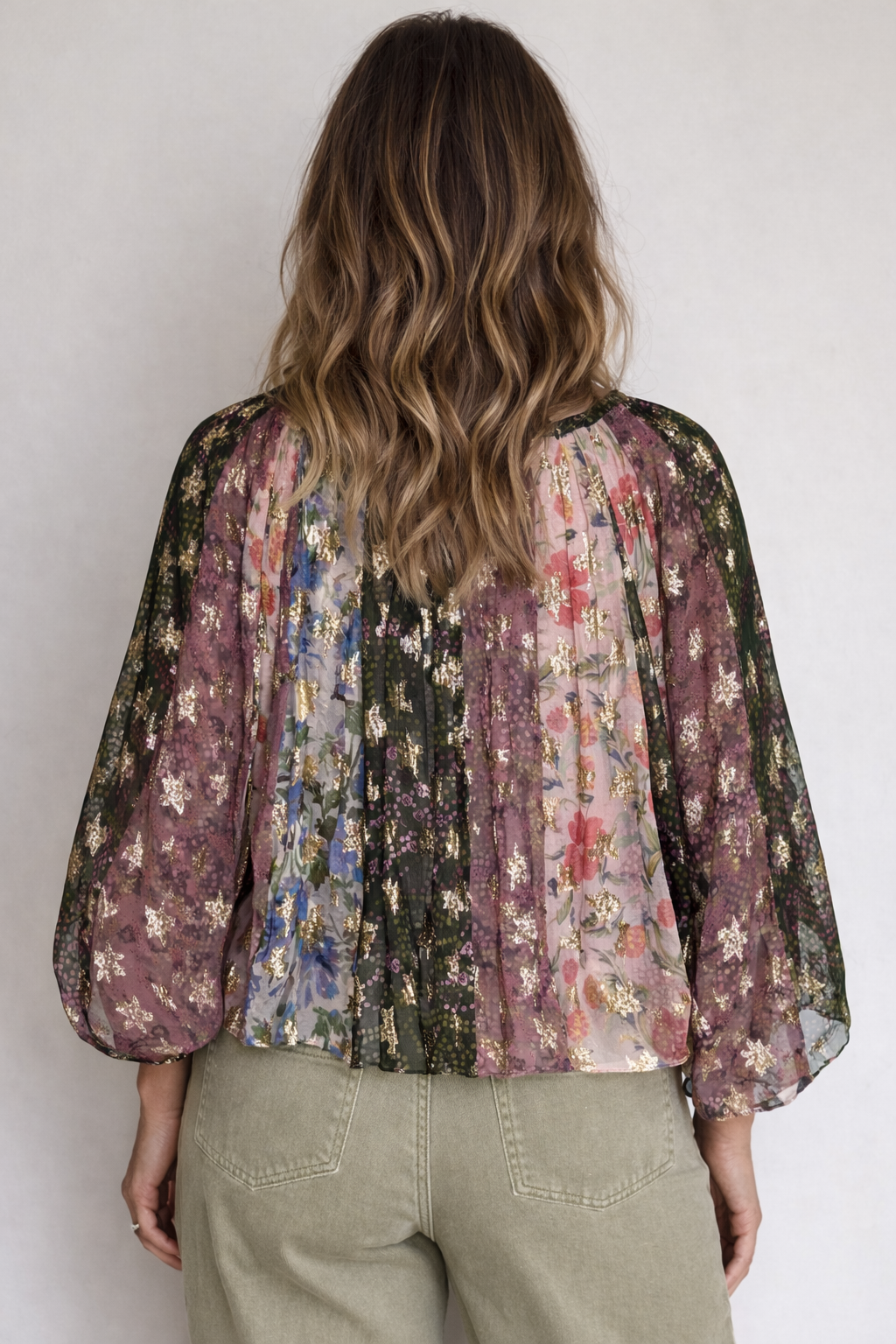 Multi Color Floral Blouse