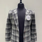 Vintage Repurposed TCU Suit Jacket