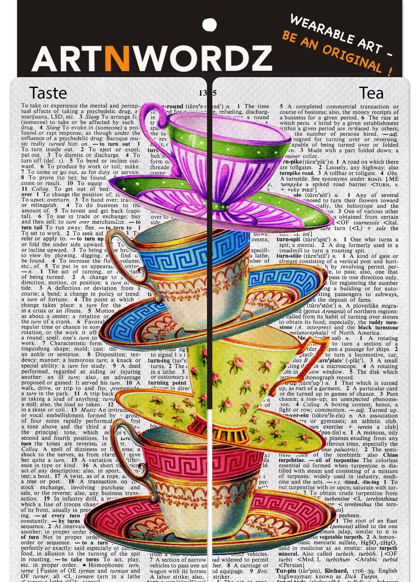 STACKED TEA CUPS SOCKS