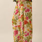 Floral-Print Wide-Leg Drawstring Pants