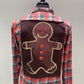 Vintage Repurposed Gingerbread Flannel