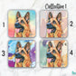 German Shepherd Set of 4 Coasters