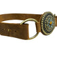 Leather & Gemstone Belt