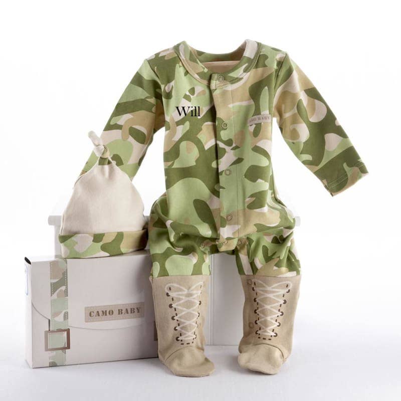 Big Dreamzzz Baby Camo 2-Piece Layette Set