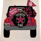 Oklahoma Tailgate Jeep Tea Towel