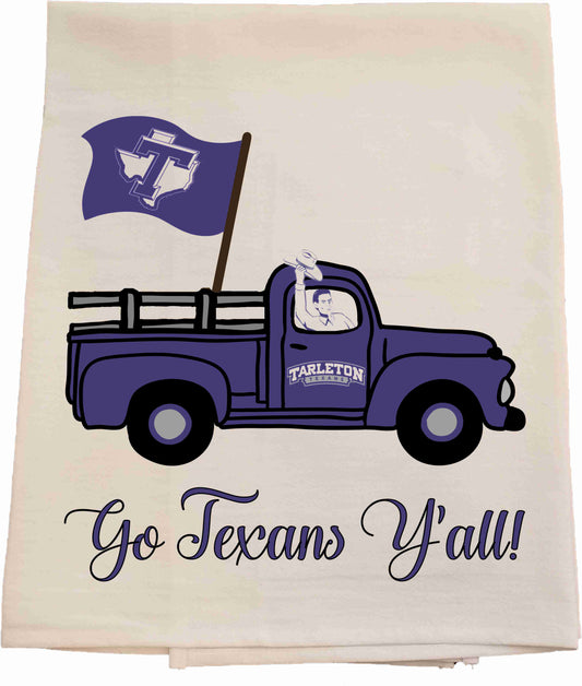 Tarleton Flag Truck Tea Towel