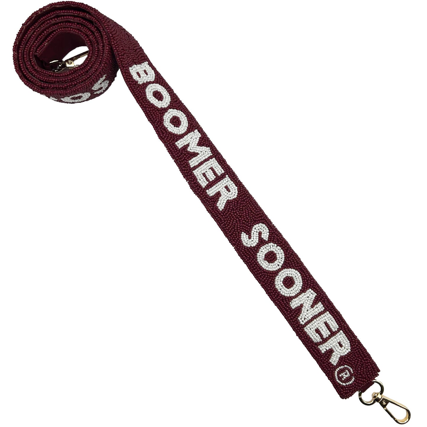 Burgundy Boomer Sooner Strap