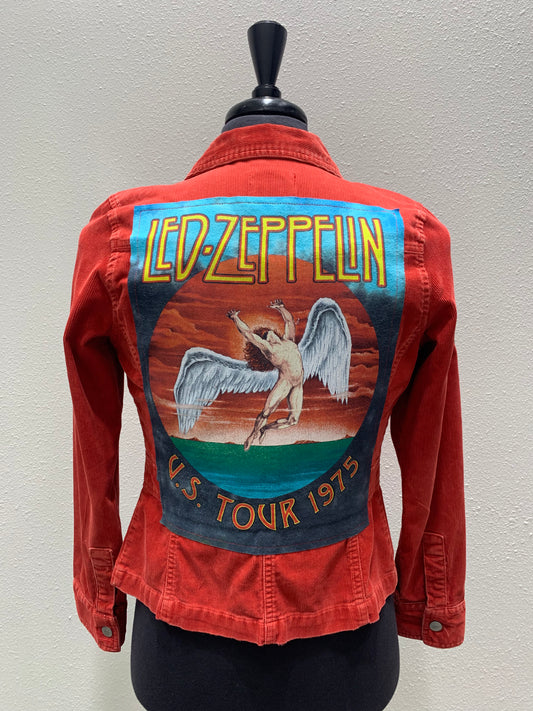 Vintage Repurposed Led Zeppelin Jacket