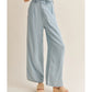 Soft Breeze Chambray Wide Leg Pant